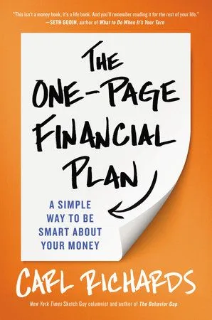 The One Page Financial Plan by Carl Richards A Beginner Setup Using 50 30 20 Roth IRA First and a Si